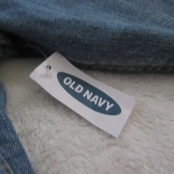 Old Navy Blue Jean Jacket NWT Large - Picture 6 of 7